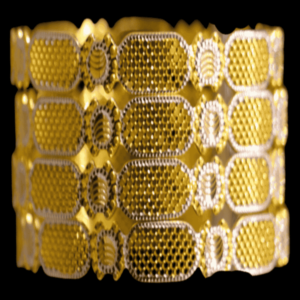 21K Gold Bangle Set (XS)